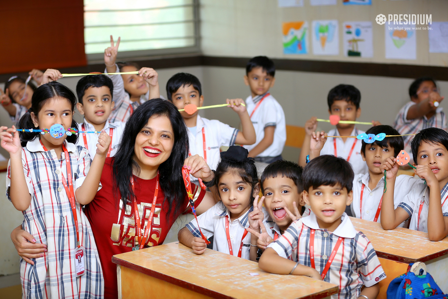 Presidium Gurgaon-57, PRESIDIANS WEAVE THE ESSENCE OF RAKHI WITH HEARTFELT JOY,PRESIDIUM GURUGRAM -57